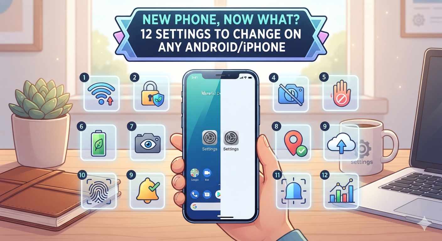 New Phone, Now What? 12 Settings to Change on Any Android/iPhone