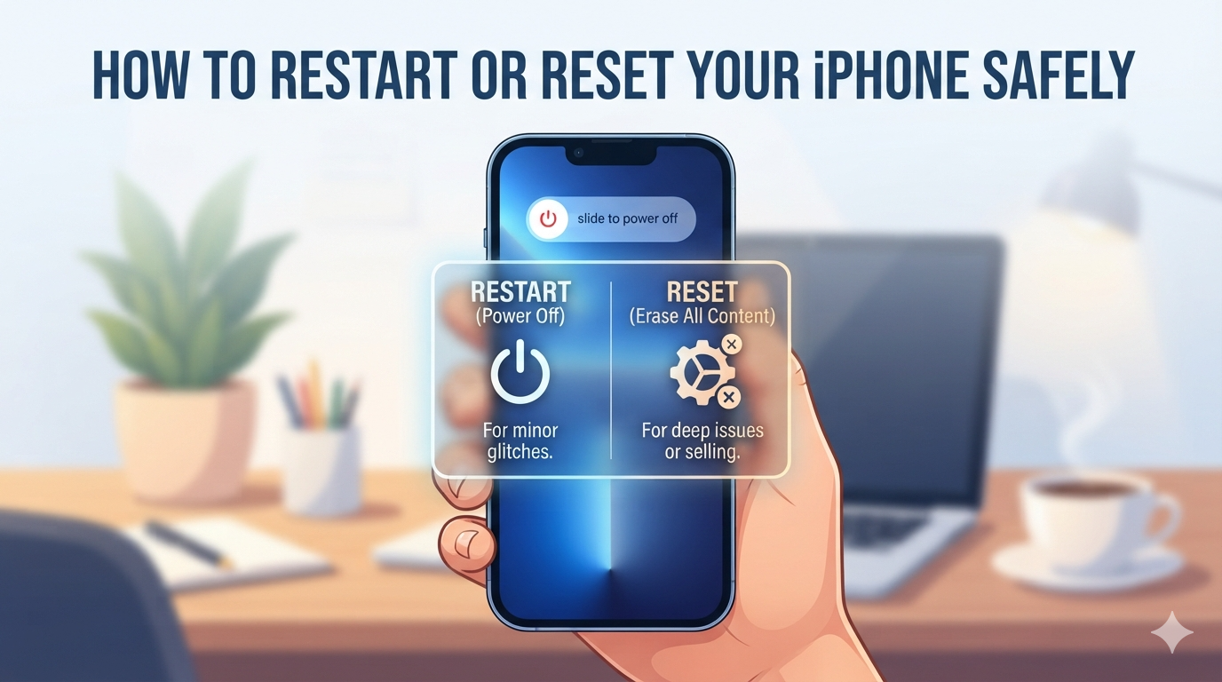 How to Restart or Reset Your iPhone Safely